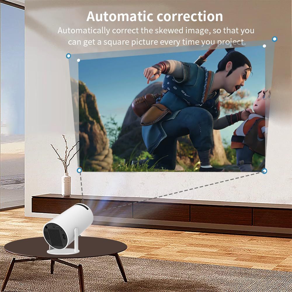 Mini HD smart projector-Portable WiFi & Bluetooth Home Cinema